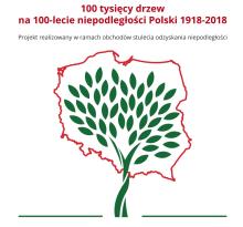 100 tysięcy drzew na 100-lecie odzyskania niepodległości