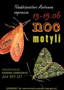 Noc motyli w Antoninie!