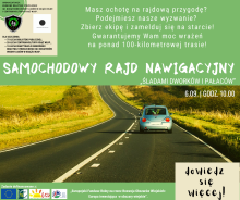 Samochodowy Rajd Nawigacyjny "Śladami dworków i pałaców"