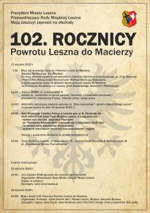 Marszo-bieg z okazji 102 rocznicy powrotu Leszna do Macierzy